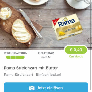 Rama Butter für 0,79€ mit Marktguru