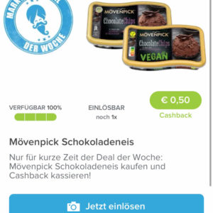 Marktguru Deal der Woche  Mövenpick Schokoladeneis