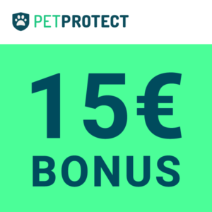 Hunde- / Katzenkrankenversicherung bei PETPROTECT + 15€ Bonus