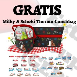 GRATIS Thermo-Lunchbag im Milky &amp; Schoki-Design