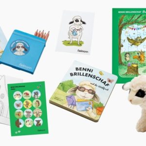 "Benni Brillenschaf" kostenlos zum Lesen, Puzzeln, Malen und Kuscheln