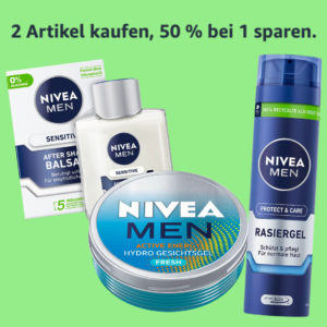 2 Artikel kaufen, 50% bei 1 sparen auf Niveau Men Produkte