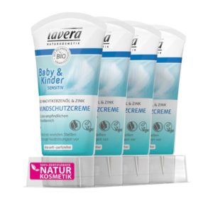 lavera Wundschutzcreme Baby & Kinder sensitiv 50 ml 4er Pack für 8,33€ (statt 10,60€)