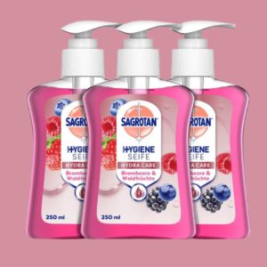 Sagrotan Handseife Brombeere und Waldfrüchte 3 x 250 ml für 3,74€ (statt 6€)