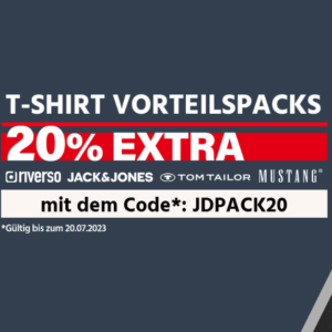 👕 20% auf diverse T-Shirt Multipacks