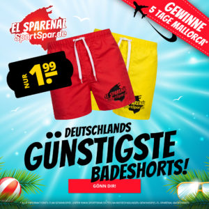 🏊‍♂️ El Sparenal Badehose in 2 Farben für 1,99€ zzgl. Versand