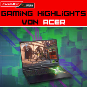 🖥️ Gaming Highlights von Acer: verschiedene Notebooks, Desktops & Monitore im Angebot