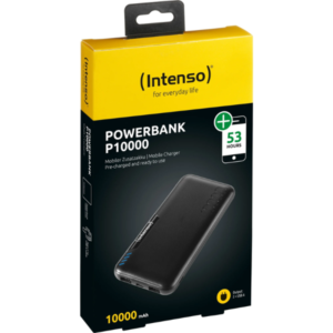 Intenso Powerbank P10000, schwarz, 10.000 mAh, für 8,99€ (statt 16€)