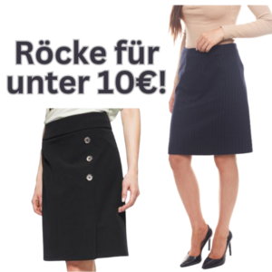 😇 Damenröcke im Sale: über 70 Modelle für unter 10€ z.B. von Mustang, Tom Tailor uvm.