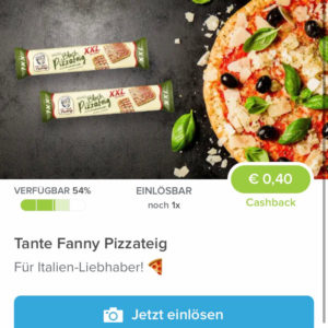 Tante Fanny Pizzateig für 1,59€ mit Marktguru