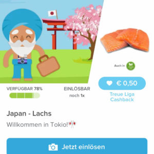 Lachs für 2,89€ mit Marktguru