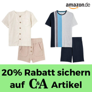 👗 🩳 20% Rabatt auf C&amp;A Artikel bei Amazon