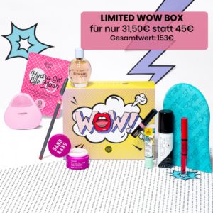 WOW Box - limitierte Glossybox für 31,50€ (statt 45€) 💥Gesamtwert 130€ 👉 DealDoktor hat es gecheckt