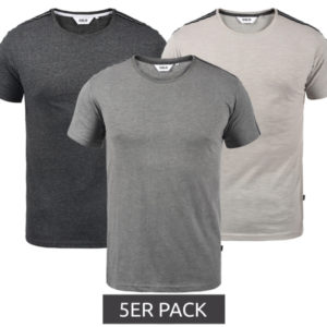 👕 Sparpack! 5er Pack SOLID! Herren Baumwoll T-Shirts im Set nur 30€!