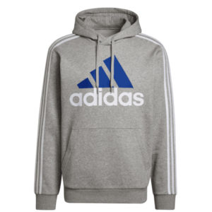 adidas Hoodie Box Logo 3S Fleece grau/weiß für 29,99€ (statt 53€)