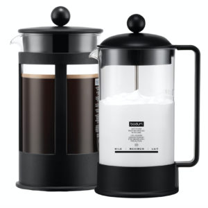 Bodum KENYA - 1L Stempelkanne + Milchaufschäumer BRAZIL ab 12,99€