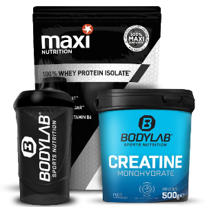 Bodylab24 MaxIsolat (1kg) + Creatine Powder (500g) + Shaker für 33,80€ (statt 56€)