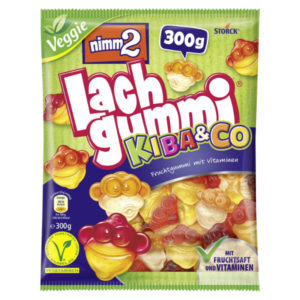 😋 nimm2 Lachgummi Kiba &amp; Co. – 1 x 300g – Vegetarisches Fruchtgummi für nur 0,89€ (statt 1,18€)