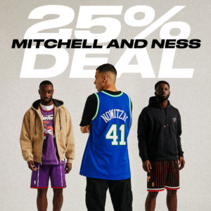 🏀 Mitchell and Ness Sale: 25% Rabatt auf über 500 Shirts, Jerseys, Caps uvm.