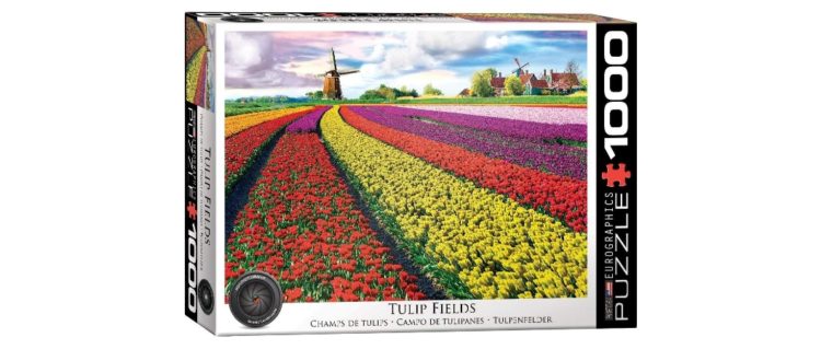 Puzzle Eurographics Tulpenfelder Niederlande