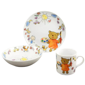 🐻 CreaTable 3-tlg. Kinderservice für 19,99€ (statt 27€)