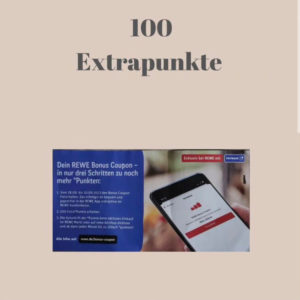 Rewe: 100 Extra Punkte bei Aktivierung Bonus Coupon (ab 04.09.)