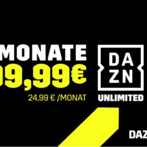 LIDL: DAZN Unlimited 12 Monate für nur 24,99€ monatlich