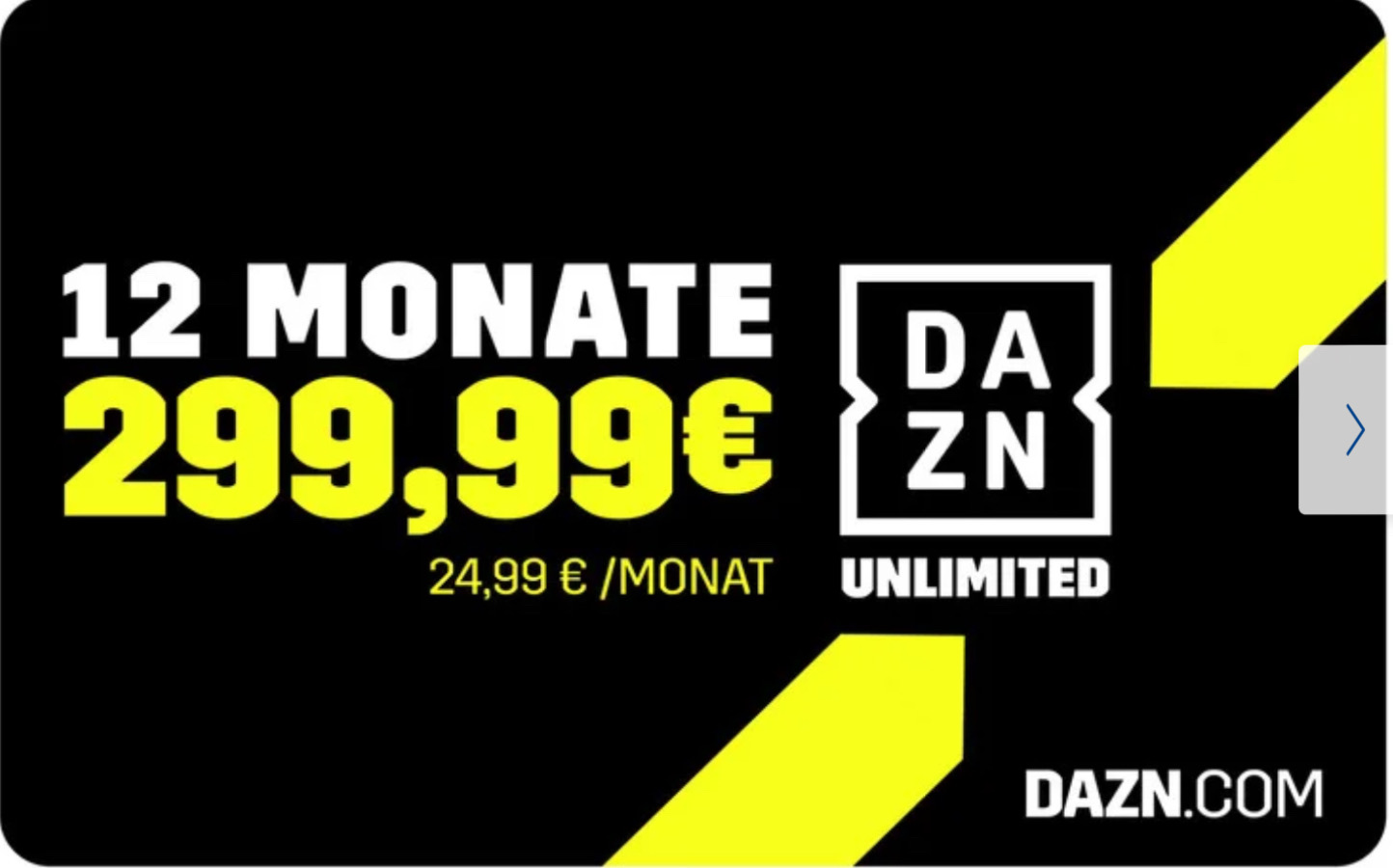 Unlimited 24,99€ DAZN LIDL: 12 monatlich Monate nur für