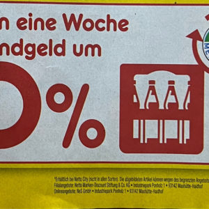 Netto - 10% mehr Pfand abstauben (nur Mehrweg Flaschen und Kisten)