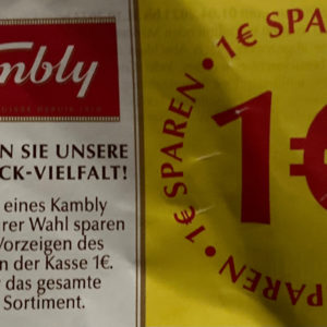 1€ Kassenrabatt auf Kambly Feingebäck