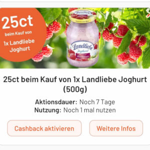 Landliebe für 0,75€ mit Smhaggle