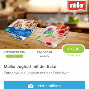 Joghurt mit der Ecke für 0,05€ mit Marktguru