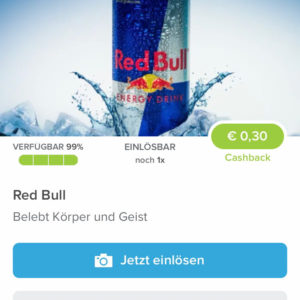 Red Bull für 0,69€ mit Marktguru