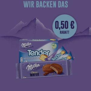 0,50€ Rabatt auf Milka Keks- oder Küchlein Produkte