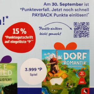 Thalia: 15% Punktegutschrift bei Einlösung von Payback-Punkten bis 30.09.2023