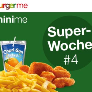 Burgerme: "minime-Menü" gratis zu deiner Bestellung