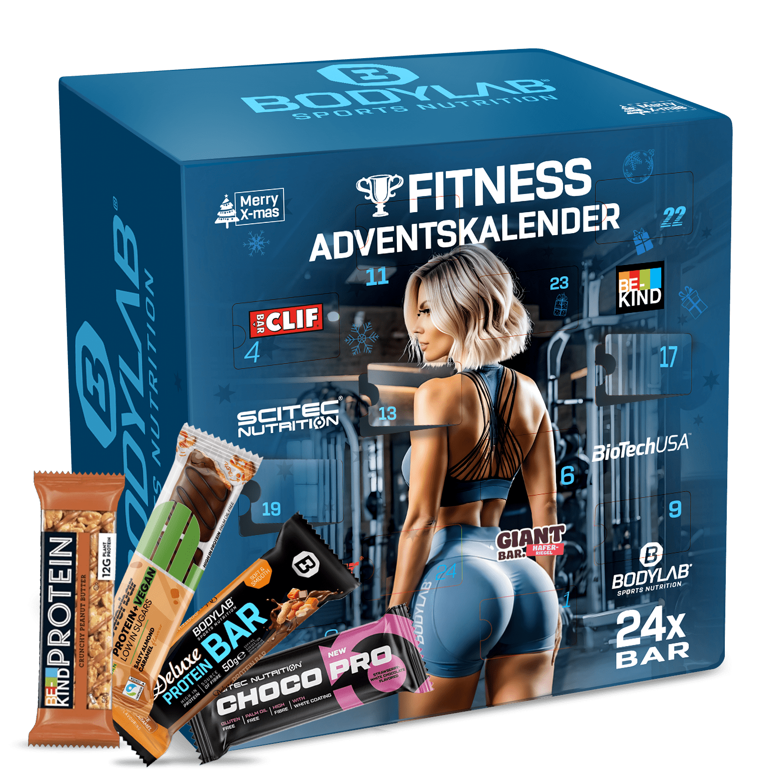 🏋🏻‍♂️🍫 Bodylab24 Riegel Adventskalender für 44,80€ inkl Versand