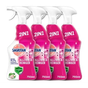 Sagrotan Allzweckreiniger mit Desinfektion 4x 750ml für 9,07€ (statt 14€)