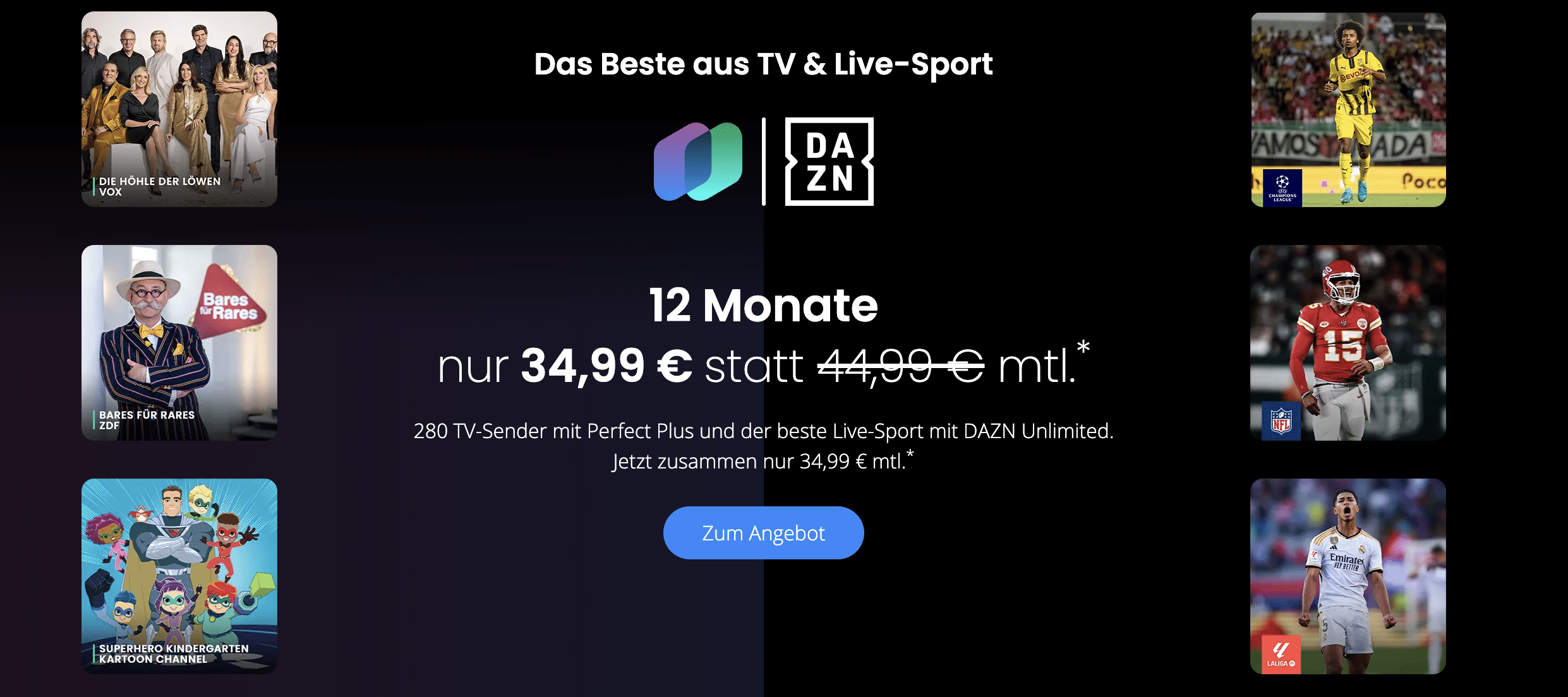 Perfect Plus mit DAZN Unlimited 