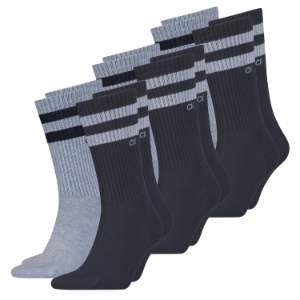 6 Paar Herren-Socken Calvin Klein Stripes in versch. Farben für 34,99€ (statt 42€)