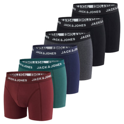 6er-Pack Boxershorts Jack & Jones Basic in versch. Farben