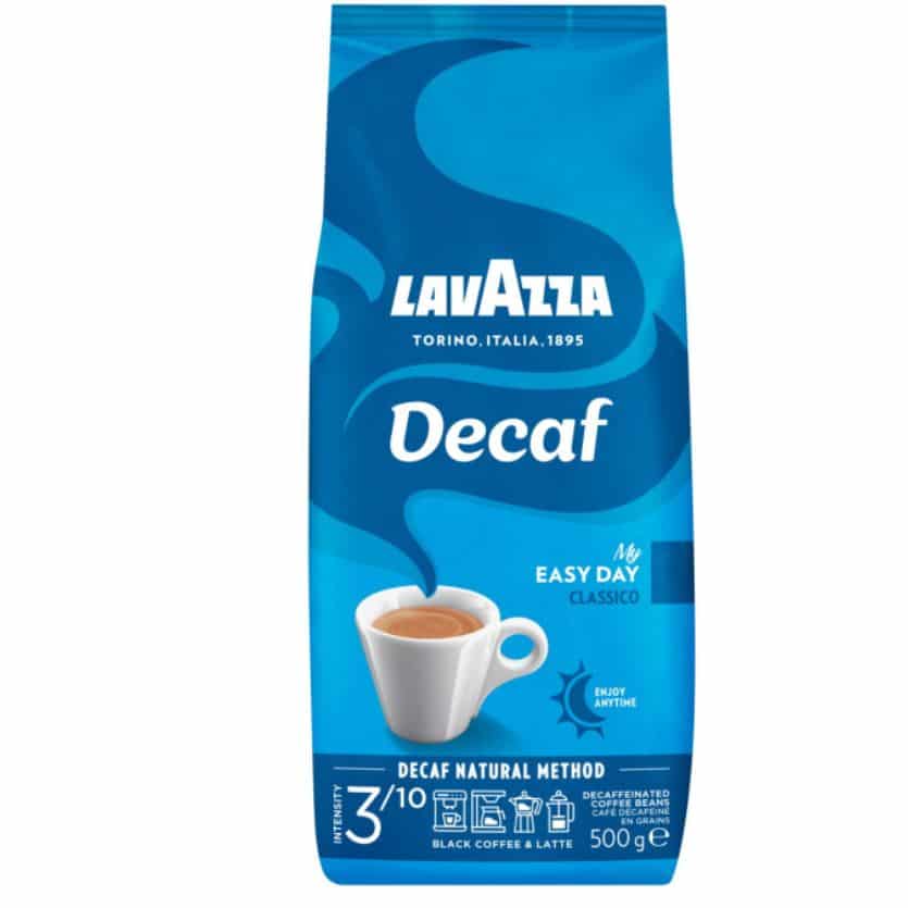 ☕ Lavazza, Caffè Decaffeinato, Entkoffeinierte Arabica und Robusta Kaffeebohnen, 500g für 7,64€ (statt 10€)