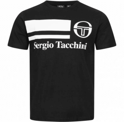 Sergio Tacchini Falcade Herren T-Shirt Schwarz