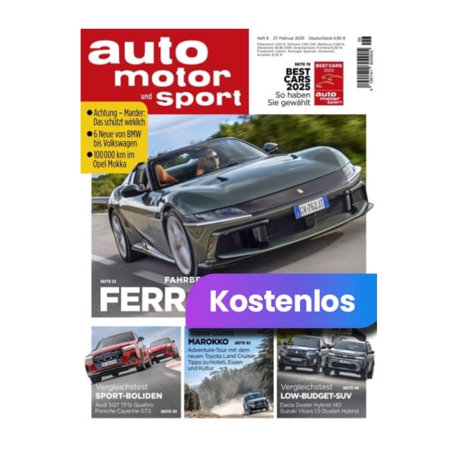 6x auto motor und sport nur 4,90€ Versand (statt 22€) *Leseprobe*