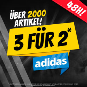 🔥 adidas: 3 für 2 Aktion