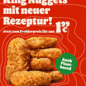 King Nuggets für 1,99€ Burger King Probierpreis bis 28.9.2023