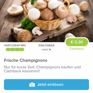 Frische Champignons für 1,49€ mit Marktguru und Netto MD