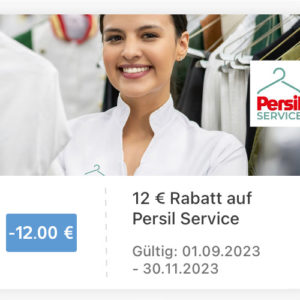 12€ Rabatt auf Persil Service über Kaufland App