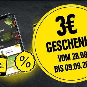 3€ geschenkt mit der Edeka App im Bereich Minden-Hannover mit "couponliebe" bis 09.09.2023 ab 30€ Einkauf