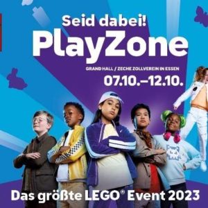 Kostenlose Teilnahme am LEGO® Event des Jahres in Essen in der LEGO® PlayZone vom 07.-12. Oktober 2023